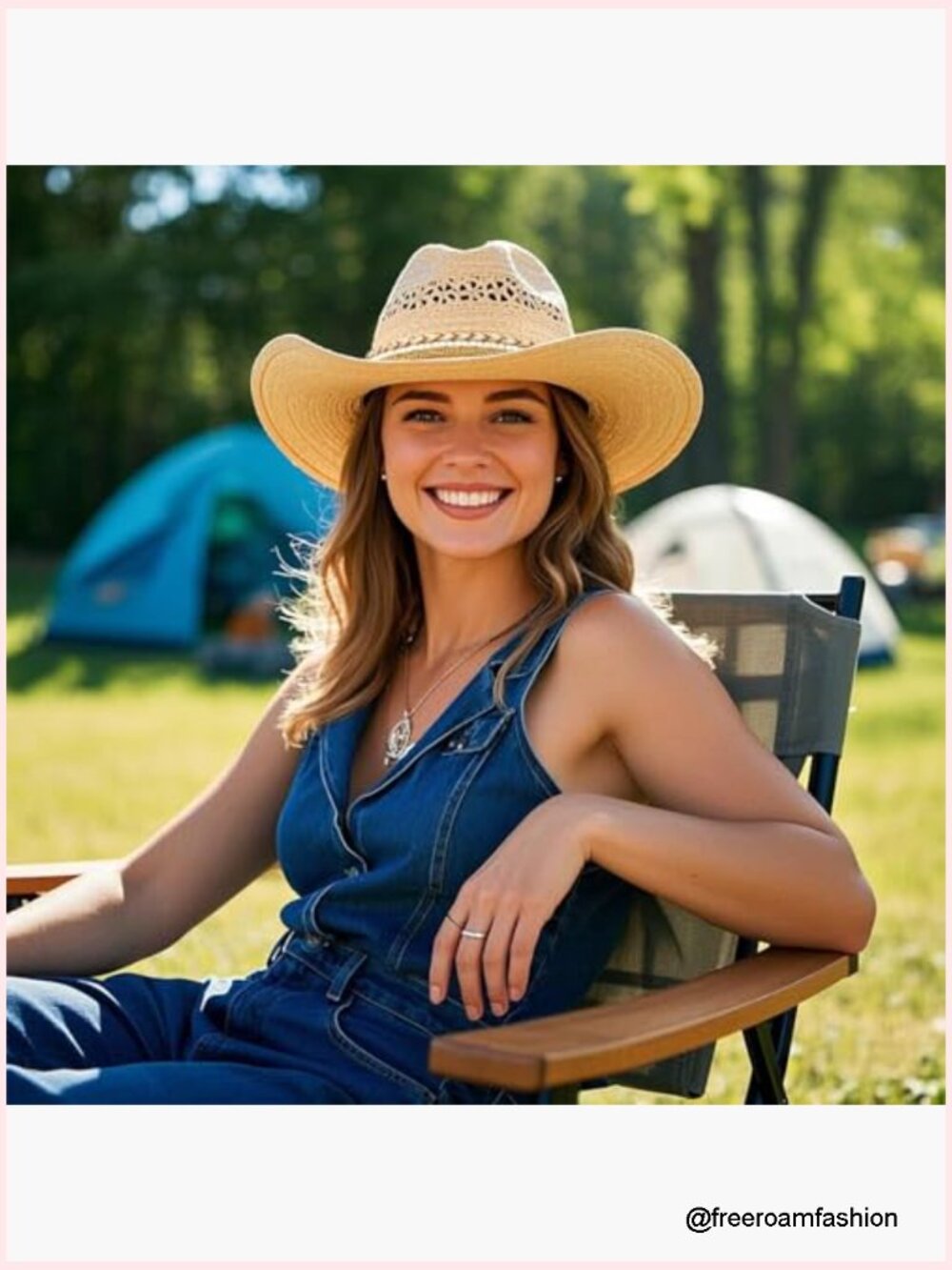 Rhinestone Cowboy Hat Band Faux Leather Adjustable Unisex Accessory - Picture 6 of 7